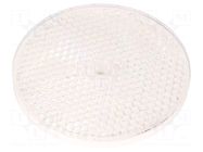 Reflector; Ø84x7.4mm; -20÷60°C; M4 x1; ER; IP69K CARLO GAVAZZI