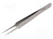 Tweezers; 110mm; for precision works; Blades: narrowed WELLER