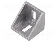 Angle bracket; for profiles; Width of the groove: 8mm; W: 38mm FATH