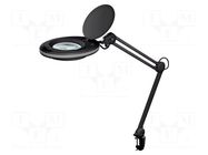 Desk magnifier; with backlight; 3dpt; Ø127mm; Illumination: LED Goobay