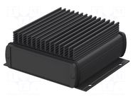 Enclosure: with panel; with fixing lugs,with heatsink; X: 106mm BOPLA
