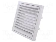 Accessories: ventilation grille; white; Body dim: 140x140x43mm DOSPEL S.A.