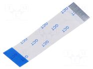 FFC tape; Cores: 24; Tape ph: 0.5mm; L: 50mm; 500mA; 60V; FFC5-TIN GCT