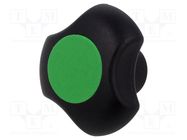 Knob; Ø: 40mm; Int.thread: M8; 13.5mm; H: 25mm; technopolymer PA ELESA+GANTER