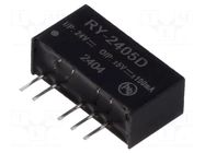 Converter: DC/DC; 1W; Uin: 22.8÷25.2VDC; Uout: 5VDC; Uout2: -5VDC RECOM