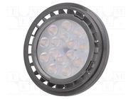 LED lamp; warm white; G53; 12VDC; 1100lm; 12.5W; 40°; 3000K GTV Poland