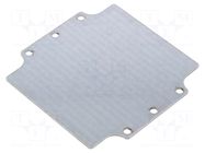 Mounting plate; galvanised steel; EUROMAS BOPLA