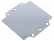 Mounting plate; galvanised steel; EUROMAS BOPLA