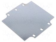 Mounting plate; galvanised steel; EUROMAS BOPLA