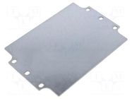 Mounting plate; galvanised steel; EUROMAS BOPLA