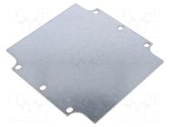 Mounting plate; galvanised steel; EUROMAS BOPLA