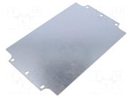 Mounting plate; galvanised steel; EUROMAS BOPLA