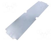 Mounting plate; galvanised steel; EUROMAS BOPLA