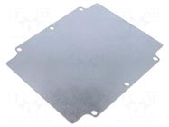 Mounting plate; galvanised steel; EUROMAS BOPLA