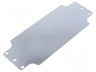 Mounting plate; galvanised steel; EUROMAS BOPLA