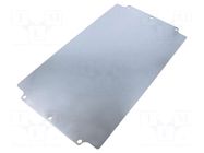 Mounting plate; galvanised steel; EUROMAS BOPLA