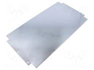 Mounting plate; galvanised steel; EUROMAS BOPLA