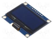 Display: OLED; graphical; 1.54"; 128x64; Dim: 42.4x38x5.36mm; PIN: 7 RAYSTAR OPTRONICS