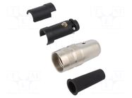 Connector: M16; plug; female; PIN: 5; 6A; 150V; 680; soldering; IP40 BINDER