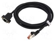 Extender Ethernet; RJ45 socket,RJ45 plug; S/FTP; 6; stranded; Cu Goobay