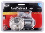 Padlock; round,shackle; Protection: high (level 11); steel KASP