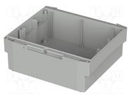 Enclosure: enclosure base; X: 198mm; Y: 225mm; Z: 80mm; BOCARD BOPLA