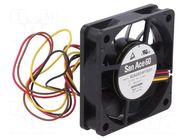 Fan: DC; axial; 24VDC; 60x60x15mm; 40.8m3/h; 38dBA; ball; 5900rpm SANYO DENKI