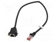 Extender Ethernet; RJ45 socket,RJ45 plug; S/FTP; 6; stranded; Cu Goobay