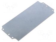 Mounting plate; galvanised steel; EUROMAS BOPLA