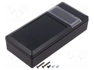 Enclosure: multipurpose; X: 60mm; Y: 131mm; Z: 30mm; ABS; black SUPERTRONIC