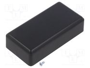 Enclosure: multipurpose; X: 40mm; Y: 78mm; Z: 20mm; ABS; black SUPERTRONIC