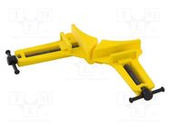 Machine vice; angular,adjustable grip; 75mm STANLEY