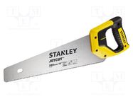 Hacksaw; manual; wood; 11teeth/inch; JETCUT™ FINE; 400mm STANLEY