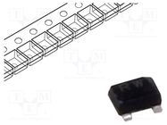 Transistor: N-MOSFET; unipolar; 20V; 0.1A; Idm: 0.4A; 150mW; SOT723 