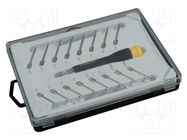 Kit: screwdrivers; 16pcs. STANLEY