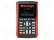 Handheld oscilloscope; 25MHz; LCD TFT 3,5"; Ch: 2; 250Msps; 12kpts UNI-T