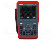 Handheld oscilloscope; 60MHz; LCD TFT 5,7"; Ch: 2; 250Msps; ≤5.8ns UNI-T