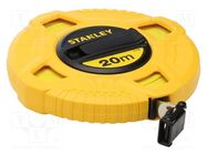 Measuring tape; L: 20m; Width: 12.7mm; Class: III STANLEY