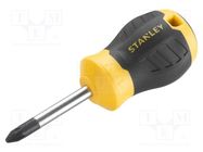 Screwdriver; Pozidriv®; PZ2; C/GRIP; 45mm STANLEY