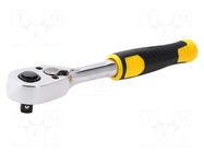Rattle; 1/4"; with switch; 140mm; Teeth: 72 STANLEY