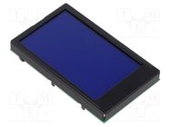 Display: LCD; alphanumeric; 4x20; blue; 75x45.8mm; LED; Char: 6.45mm DISPLAY VISIONS