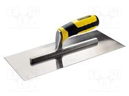 Finishing trowel; L: 320mm; W: 130mm; stainless steel STANLEY