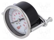 Manometer; 0÷12bar; non-aggressive liquids,inert gases; 50mm PNEUMAT