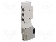 Electromagnetic valve; 1.5÷7bar; 5/2 monostable; aluminium; IP65 SMC