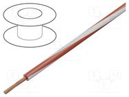 Wire; H07V2-K; stranded; Cu; 1.5mm2; 16AWG; PVC; red-white; Class: 5 HELUKABEL