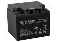 Re-battery: acid-lead; 12V; 40Ah; AGM; maintenance-free; 14.3kg B.B. Battery