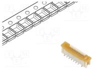 Connector: FFC/FPC; vertical; ZIF; SMT; Slider; 50V; 500mA; tinned MOLEX