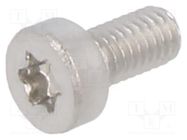 Screw; M3x6; 0.5; Head: cheese head; Torx®; TX10; ISO 14580 BOSSARD