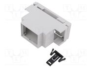 Enclosure: for DIN rail mounting; Y: 90mm; X: 36mm; Z: 58mm; PPO HAMMOND