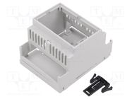 Enclosure: for DIN rail mounting; Y: 90mm; X: 71mm; Z: 58mm; PPO HAMMOND